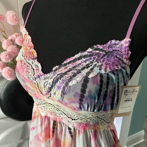 Butterflies by Claire Pettibone Women's Wearable Art Chemise Size Small NWT - Picture 2 of 8